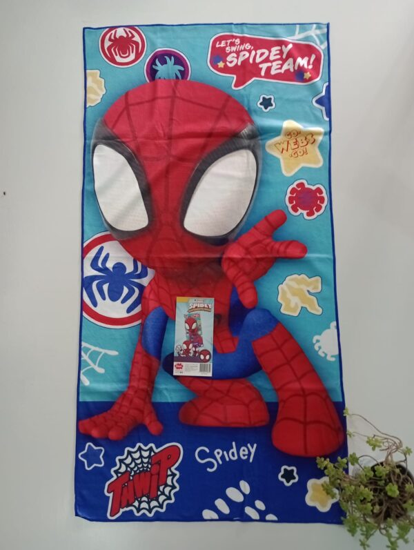 Toallón Spidey Sorprendentes Amigos - Spider-Man (Marvel) (60 x 120 cm) | Disney Piñata