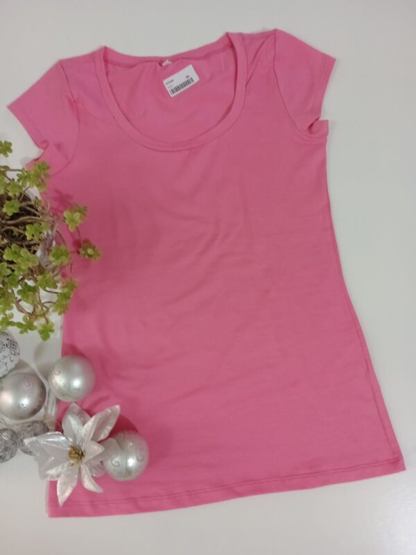 Remera dama talle 44 - Rosa (96% algodón y 4% lycra)