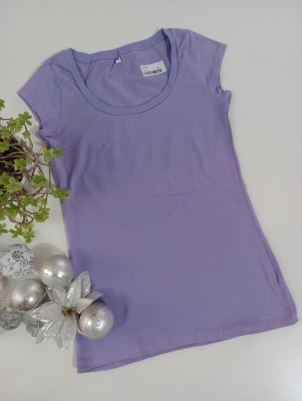 Remera dama talle 42 - Violeta (96% algodón y 4% lycra)