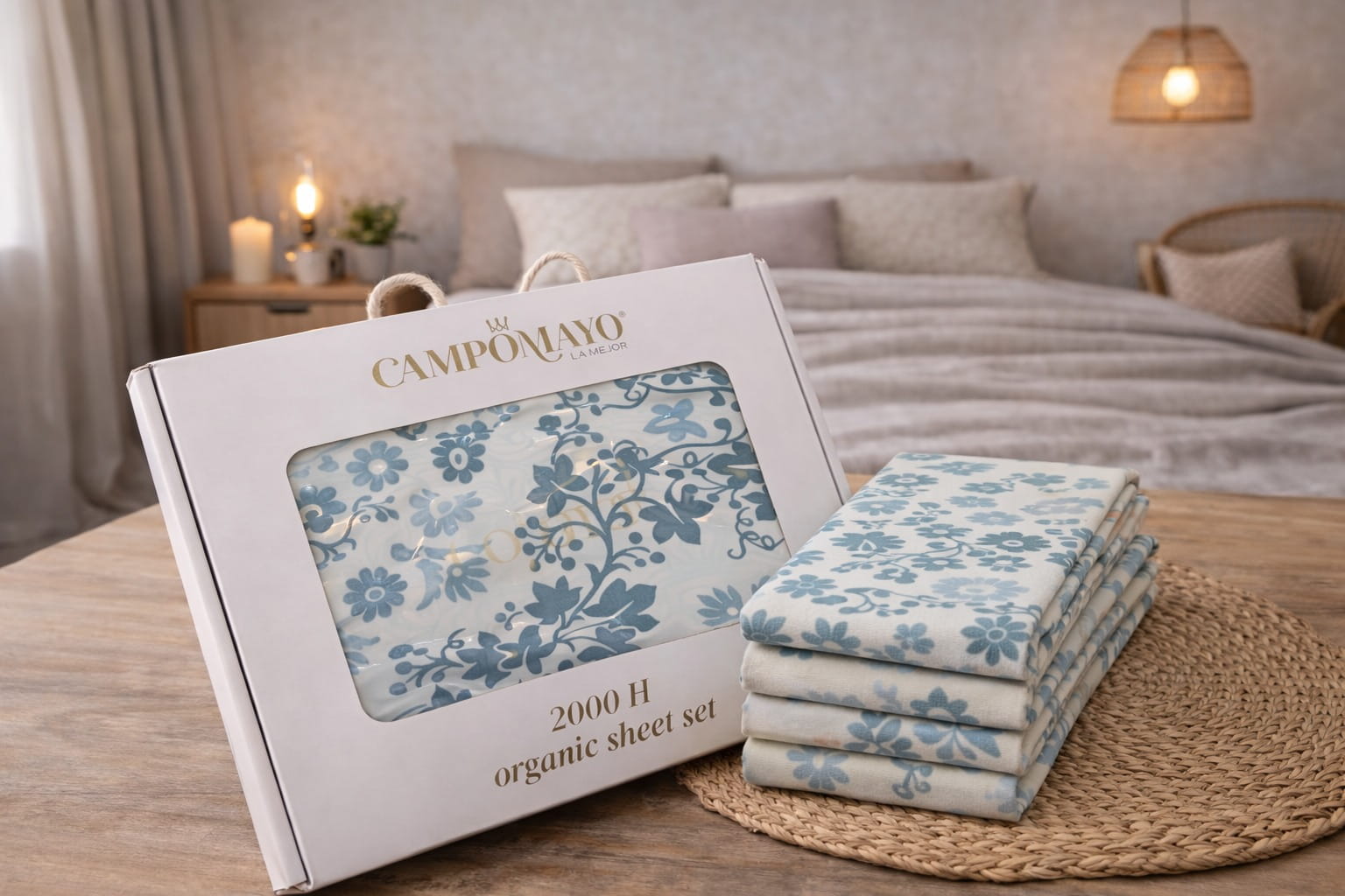 Ambiente Espacio Blanco - Detalle de sábana